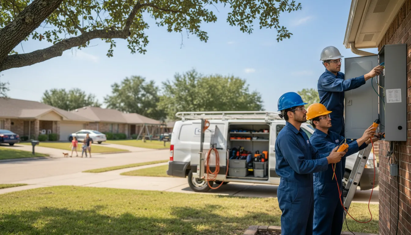 Certified electrician providing emergency electrical services in Hastings, OK